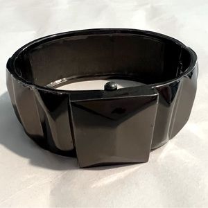 Super rare, limited edition quarts Strada flip-face watch-bracelet in dark gray!